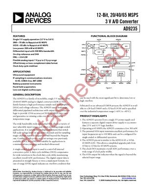 AD9235BRU-65 datasheet  